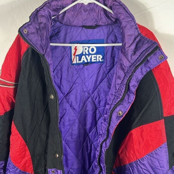 🔥🏀 Vintage 1994 TORONTO RAPTORS NBA Pro Player Puffer Jacket Men Sz XL - GUC - Picture 9 of 11
